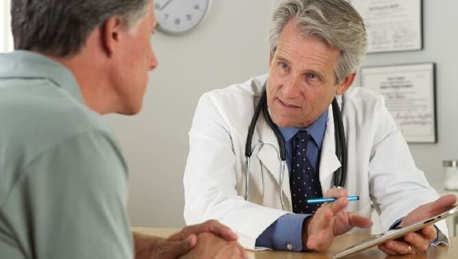 Le patient à la réception du médecin